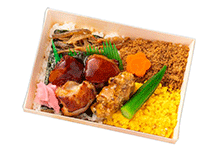 鶏づくしのっけ弁当