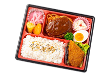 デミグラスソースハンバーグ弁当